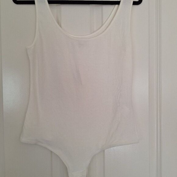 Madewell White  bodysuit size L - Picture 1 of 5